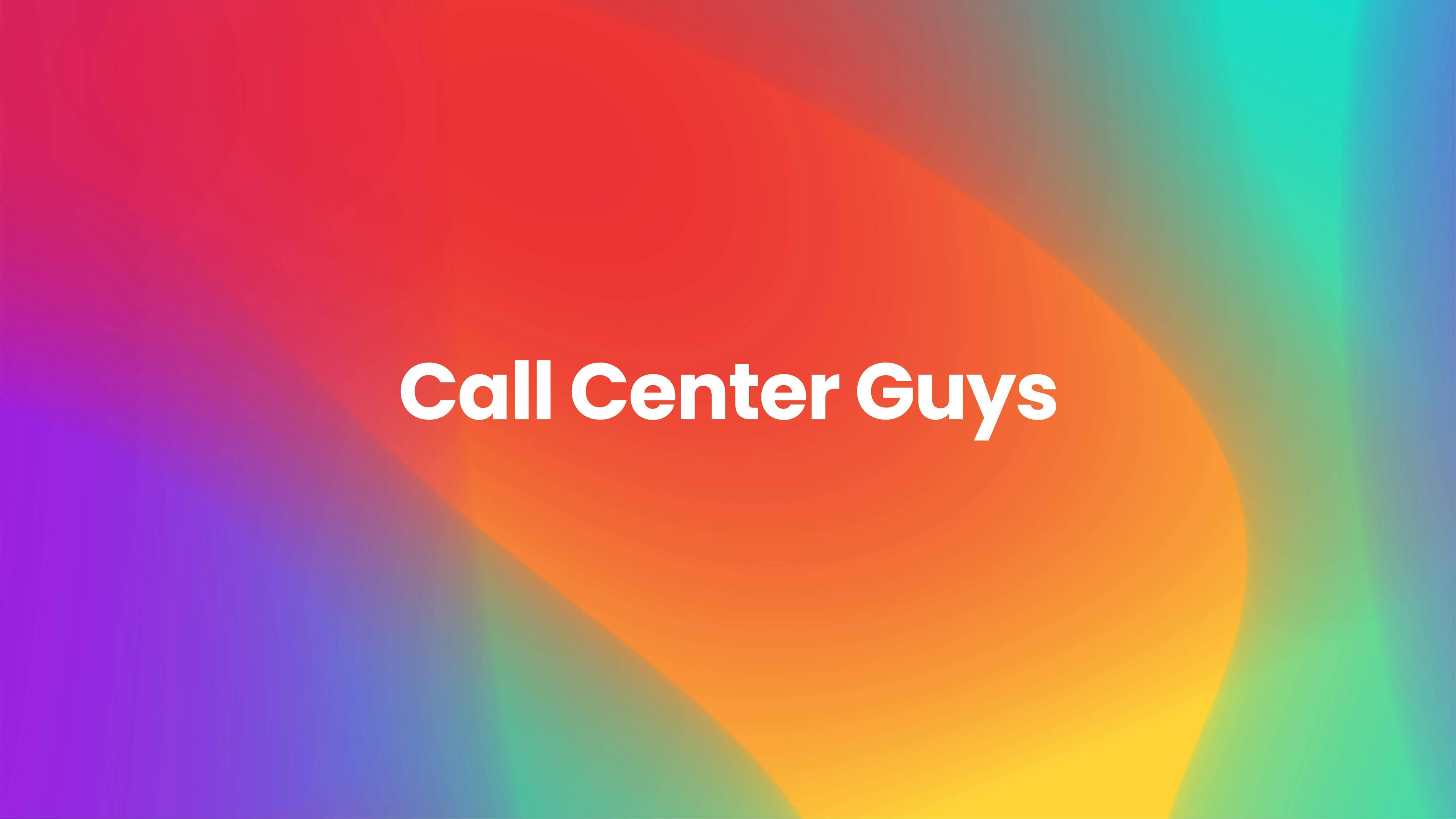 Call Center Guys Section Image